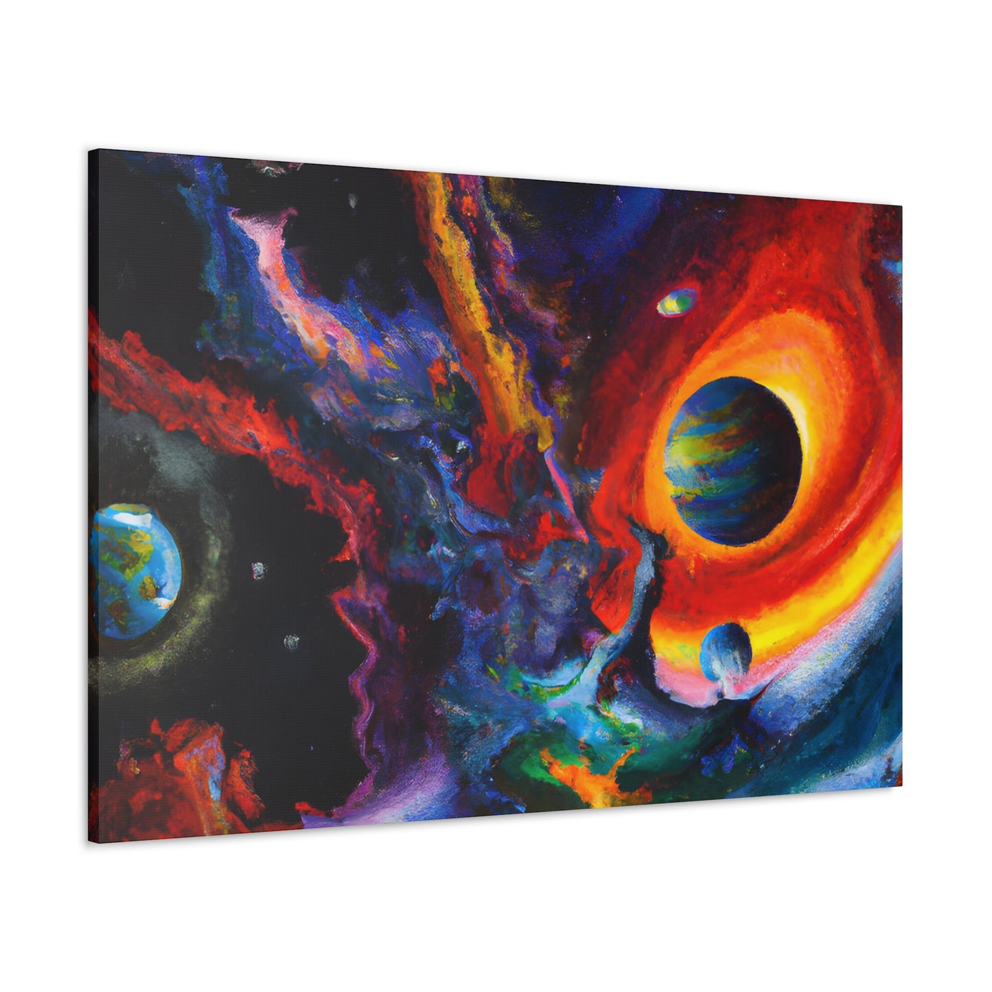 Enigmatic Vortex Nebulae. - Canvas