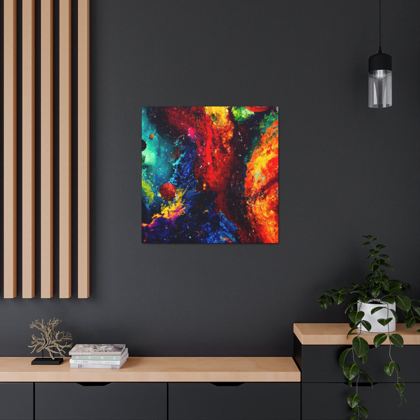 Cosmic Expressionistic Visions - Canvas