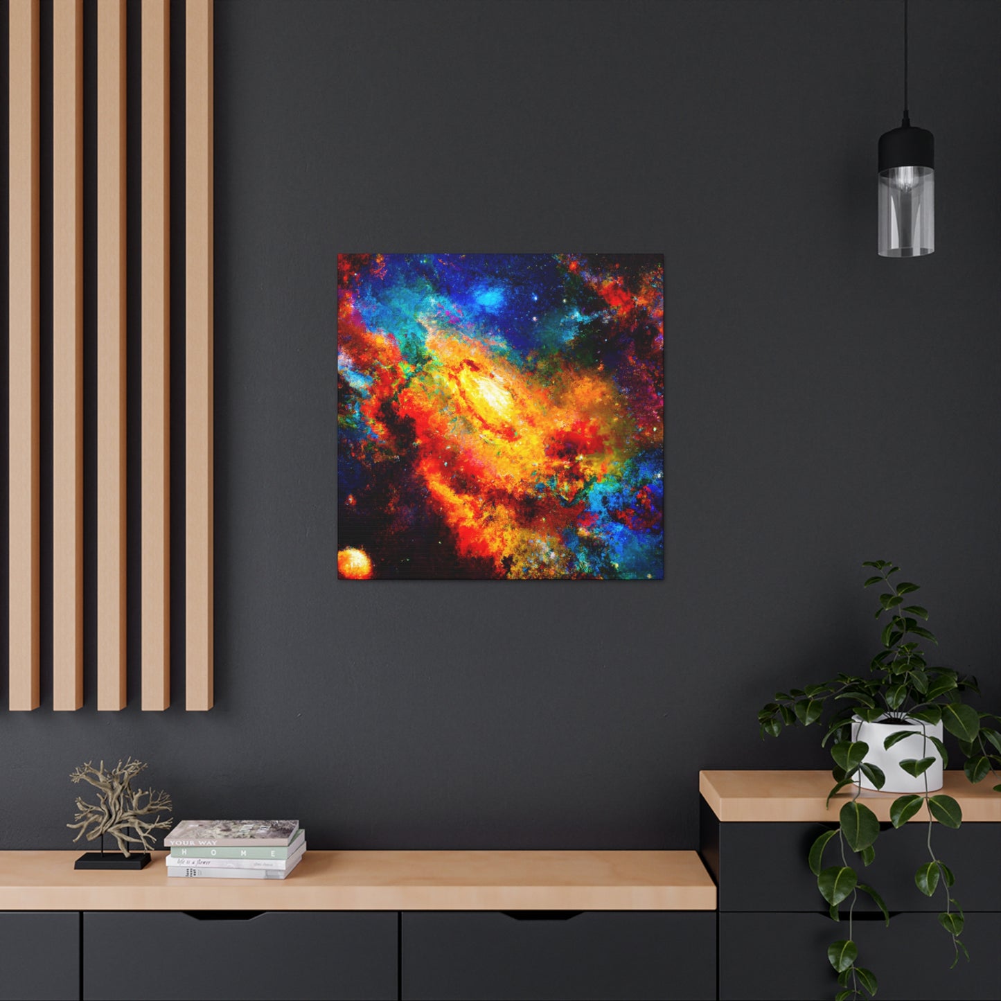 "Starlight Abstraction Vortex" - Canvas