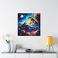 Cosmic Abstract Illumination - Canvas