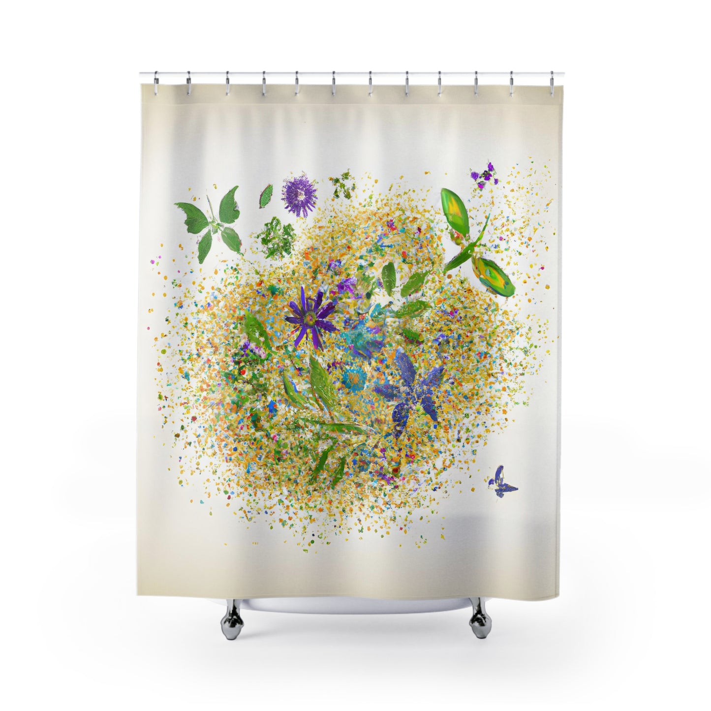 "Nature-Inspired Bohemian Shower Curtain" - Shower Curtain