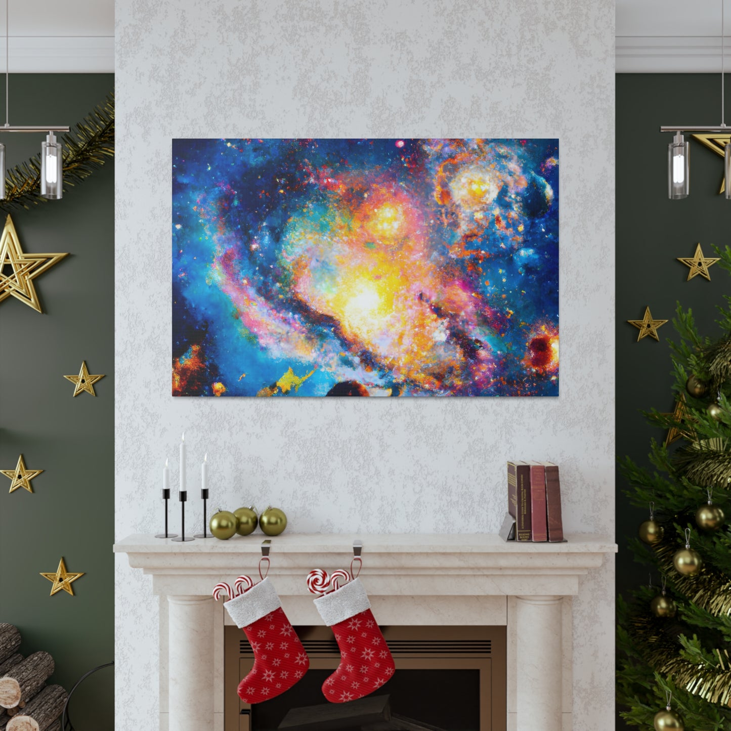 Cosmic Dreamscape Maze - Canvas