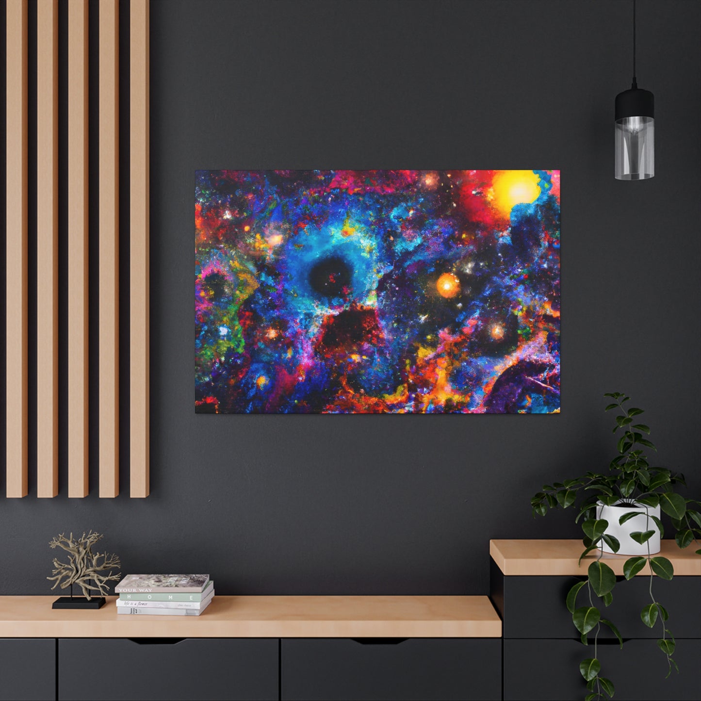 Cosmic Expressionist Mystery. - Canvas