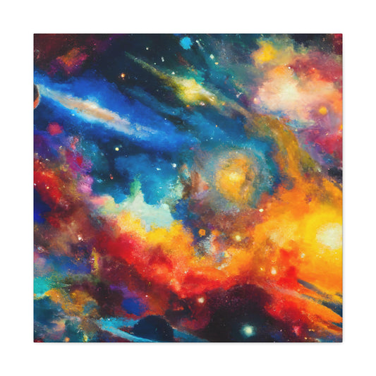 "Cosmic Splendor Paradox" - Canvas