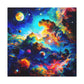 Cosmic Abstract Illumination - Canvas