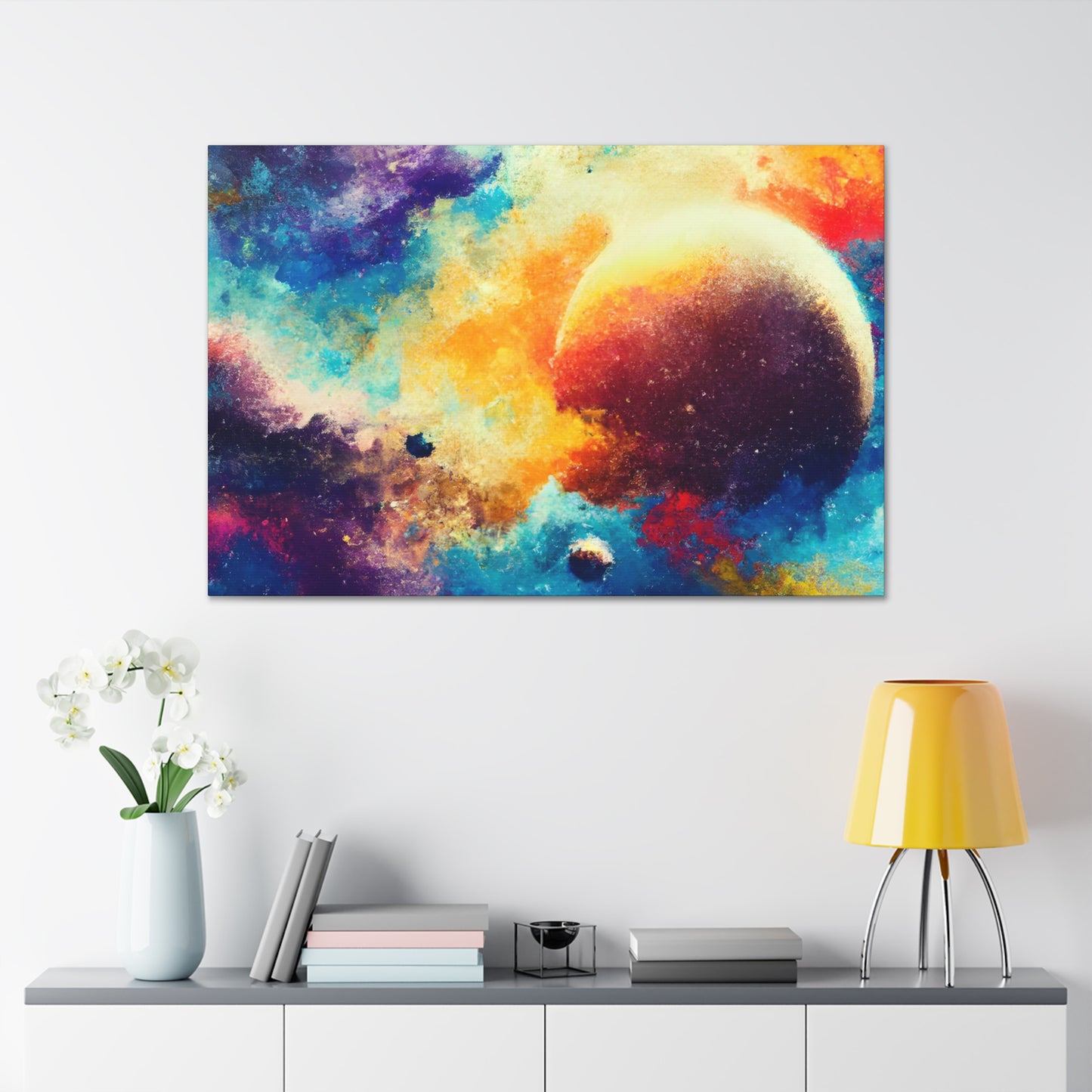 "Interstellar Exploration Dreamscape" - Canvas