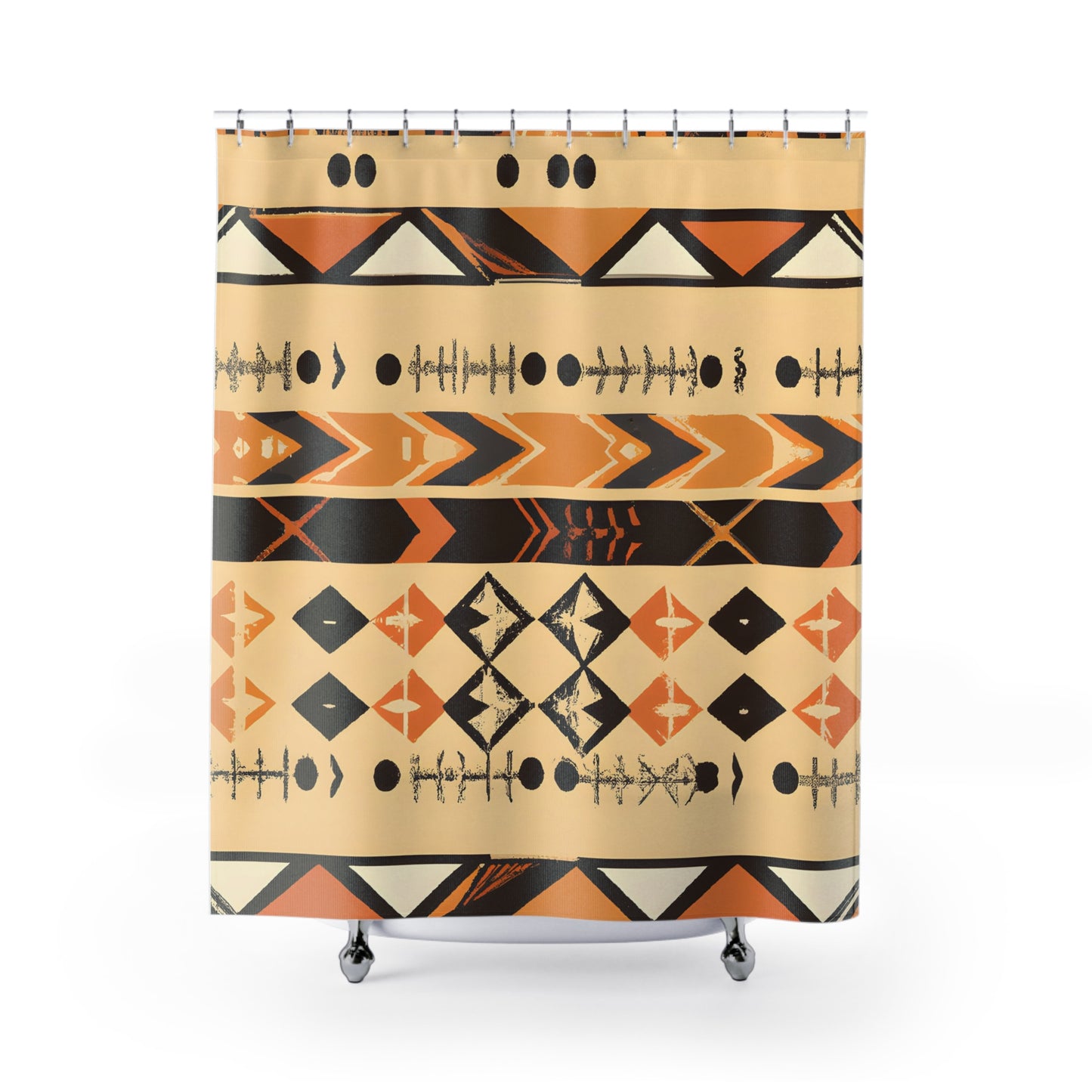 "Aztec Boho Shower Curtain: Bohemian Chic!" - Shower Curtain