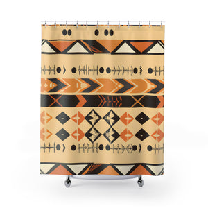 "Aztec Boho Shower Curtain: Bohemian Chic!" - Shower Curtain