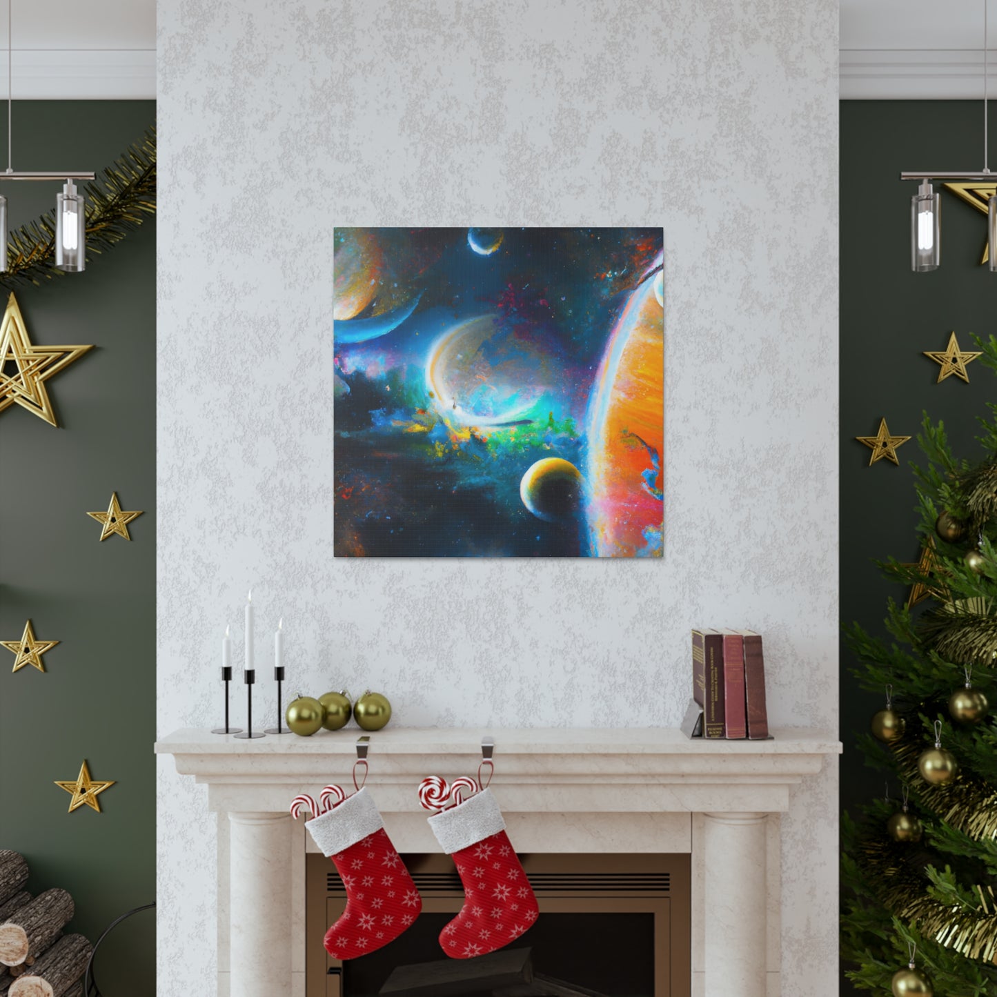 Cosmic Celestial Splendor - Canvas