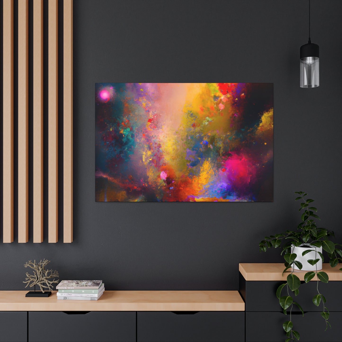 Mysterious Cosmic Turmoil - Canvas