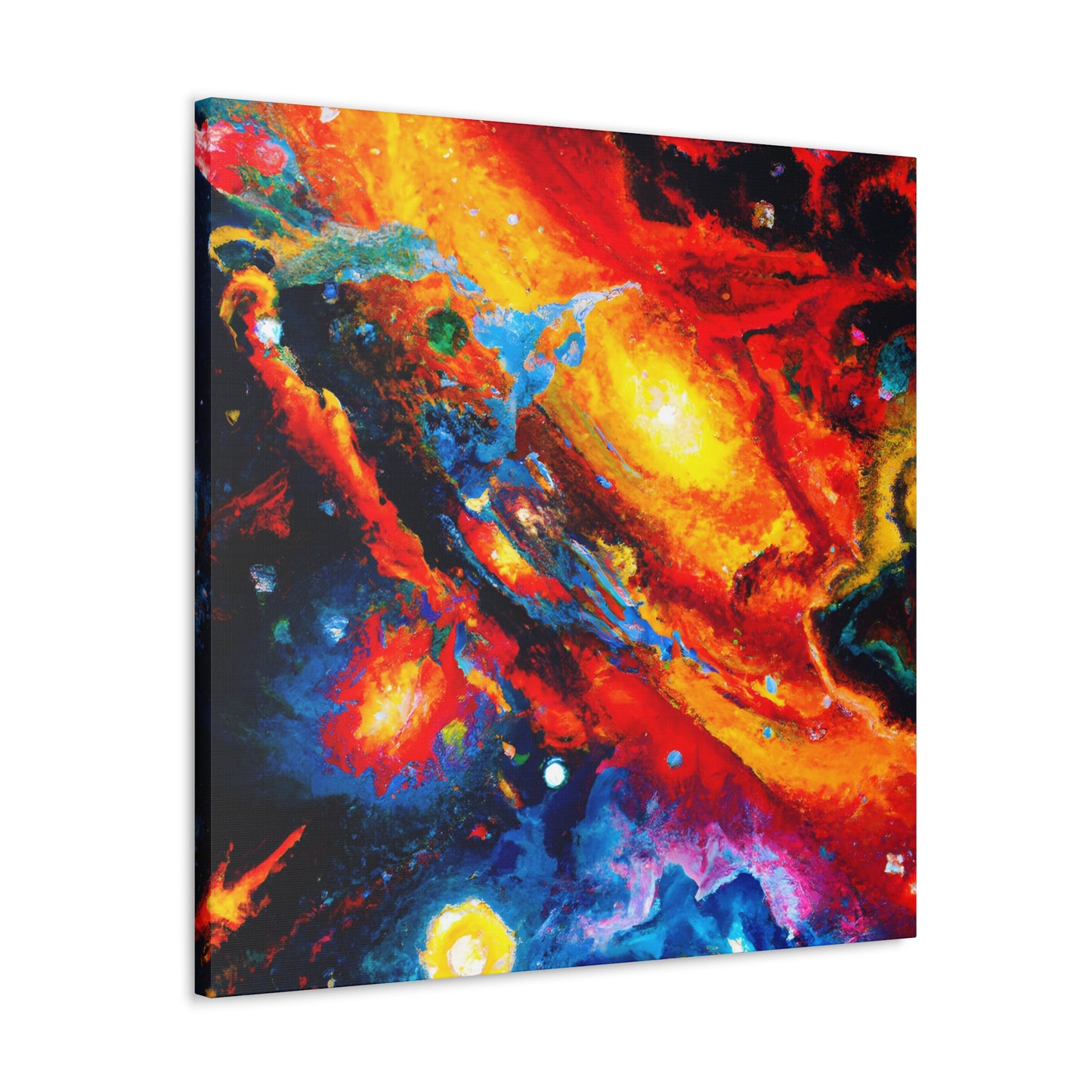 Cosmic Chaos Collage. - Canvas