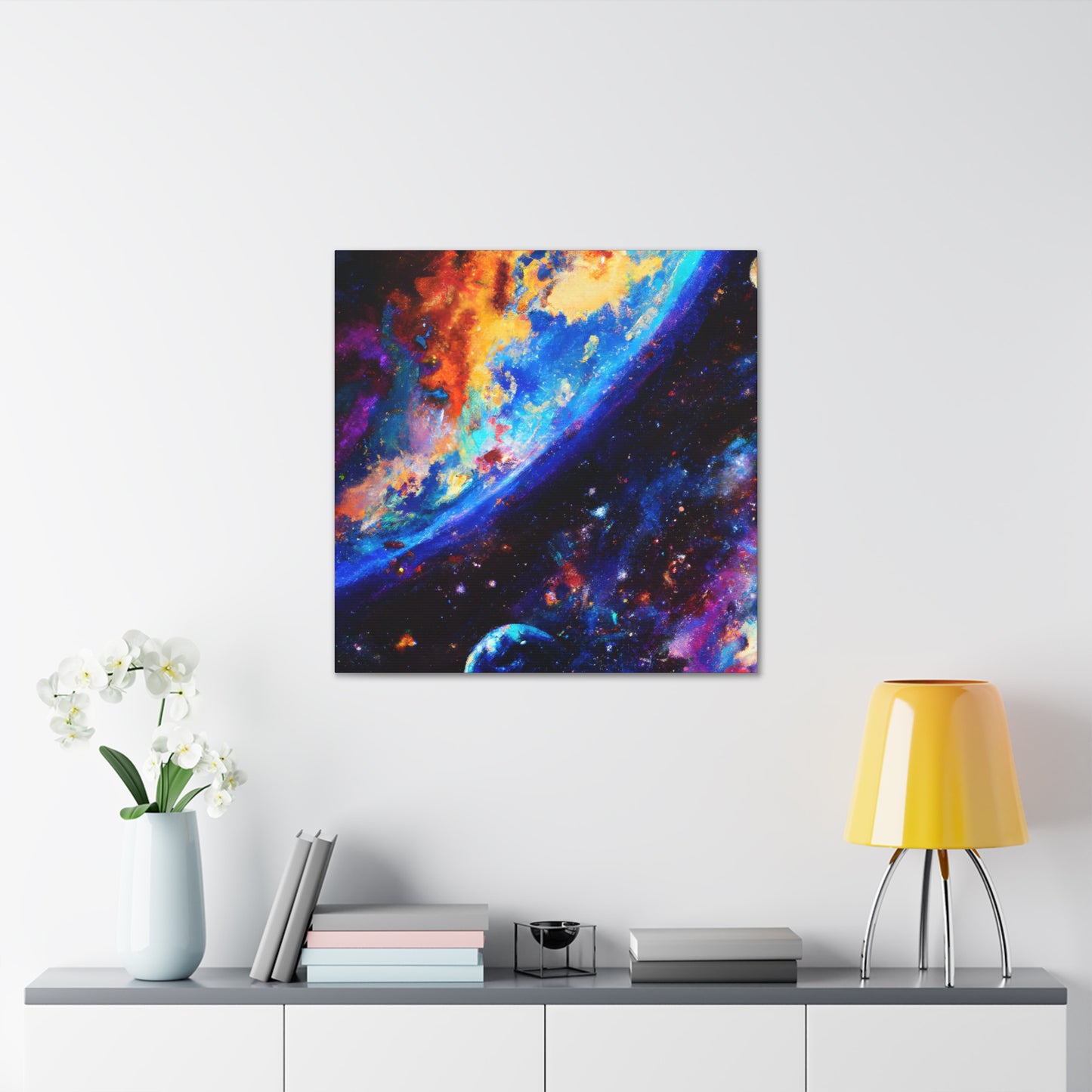 Cosmic Enigma Abstract - Canvas