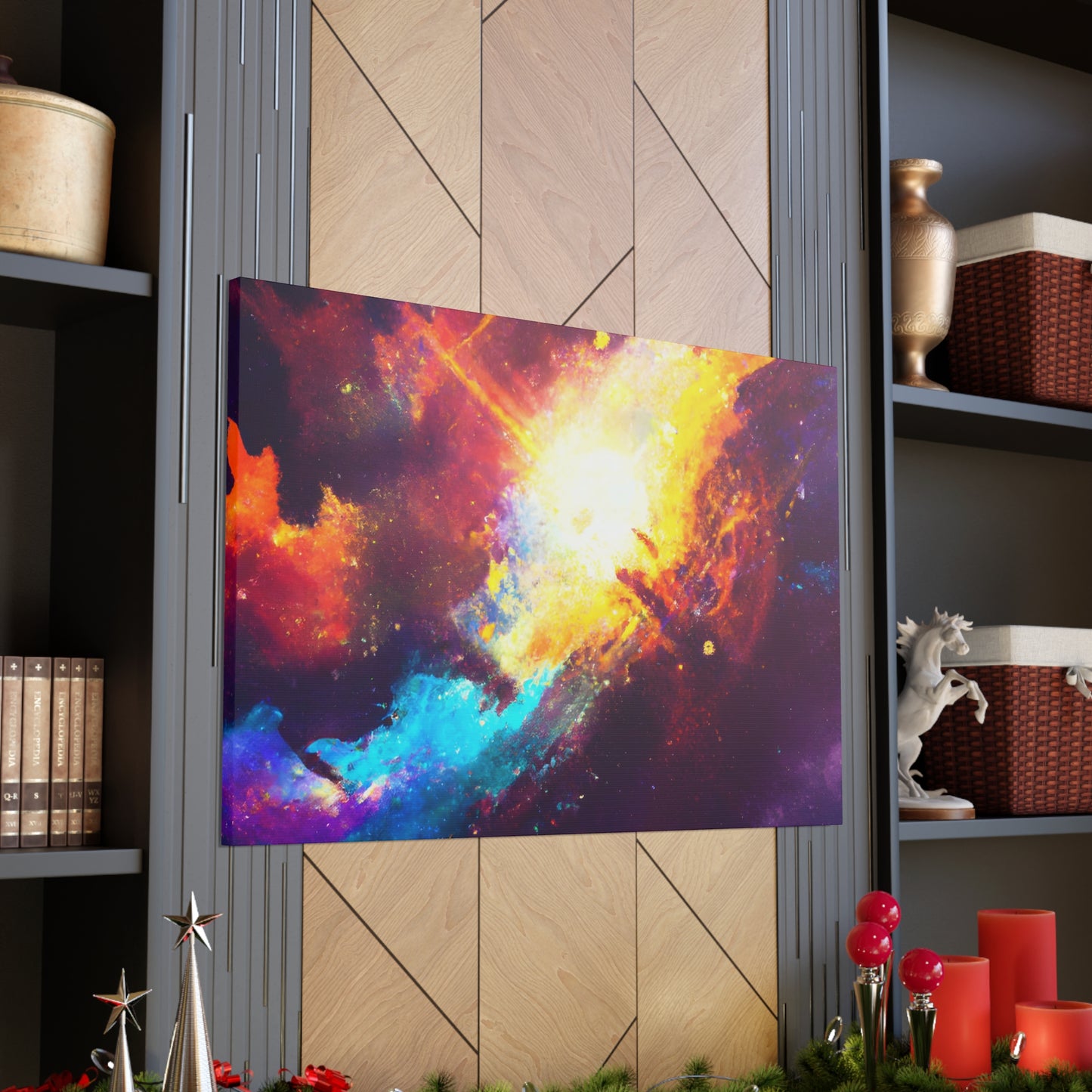 Celestial Cosmos Confluence - Canvas