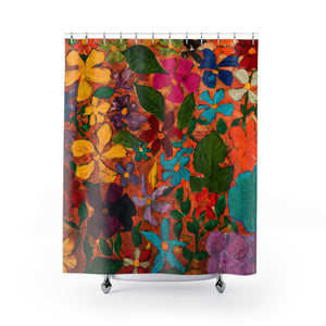 "Nature-Inspired Boho Shower Curtains" - Shower Curtain