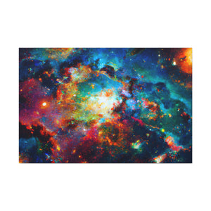 Cosmic Expressionist Dreamscape - Canvas