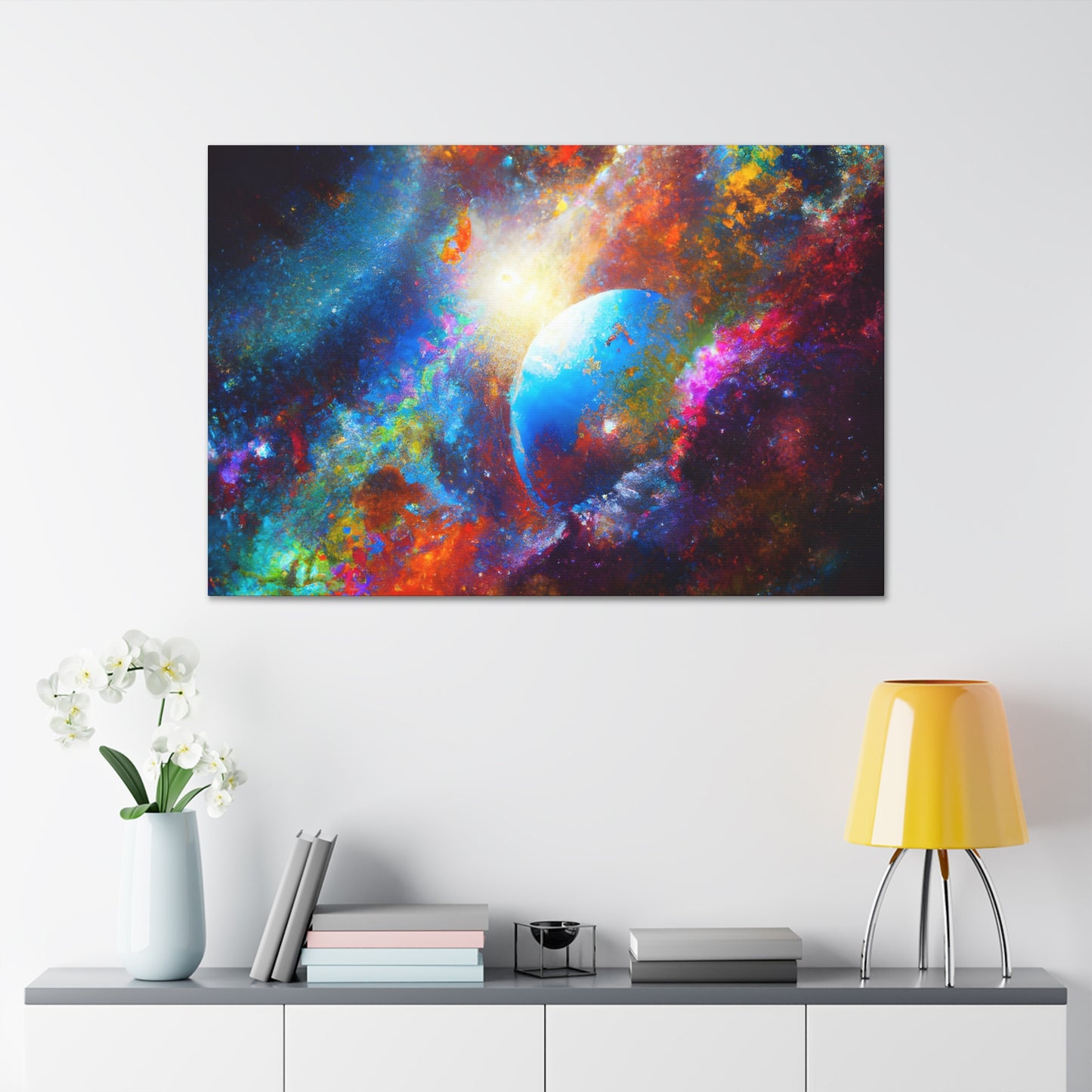 Ethereal Cosmic Immersion - Canvas