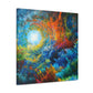 "Cosmic Expressionistic Dreamscape" - Canvas