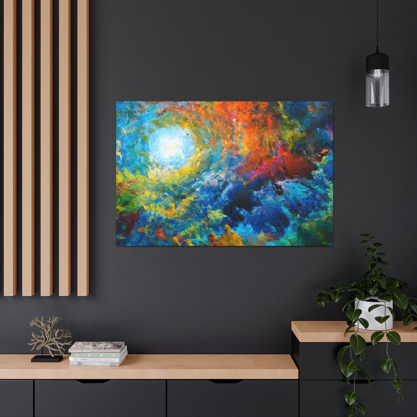 "Cosmic Expressionistic Dreamscape" - Canvas