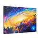 Cosmic Expressionist Dreamscape - Canvas