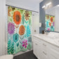 "Bohemian Floral Nature Shower Curtain" - Shower Curtain