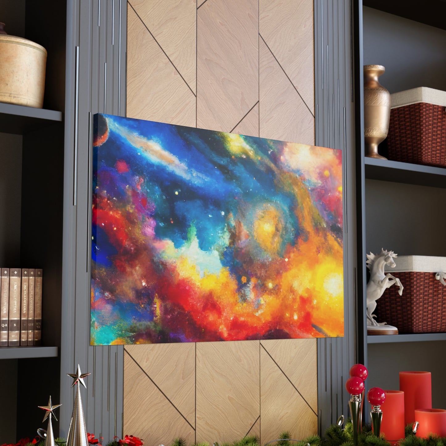 "Cosmic Splendor Paradox" - Canvas