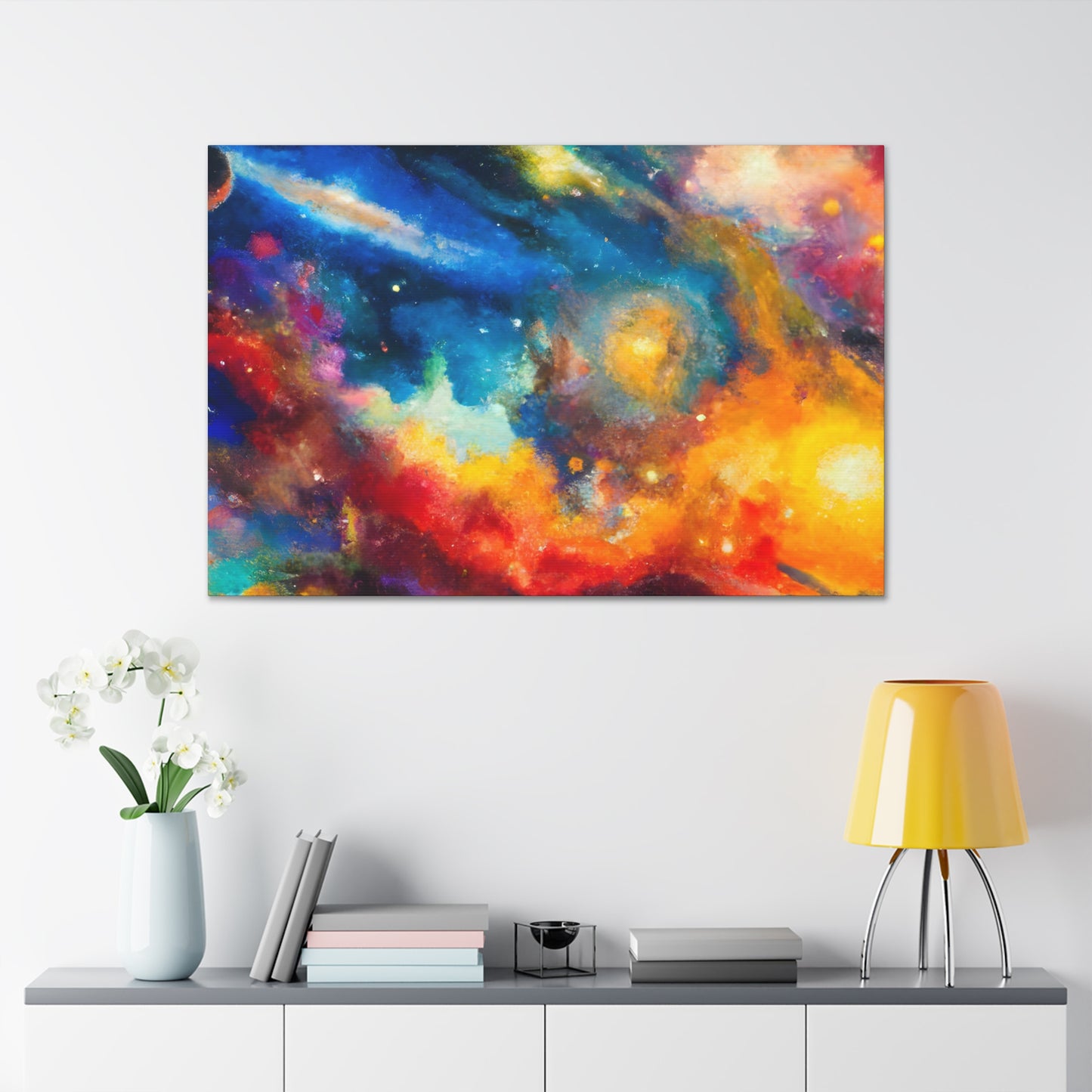 "Cosmic Splendor Paradox" - Canvas