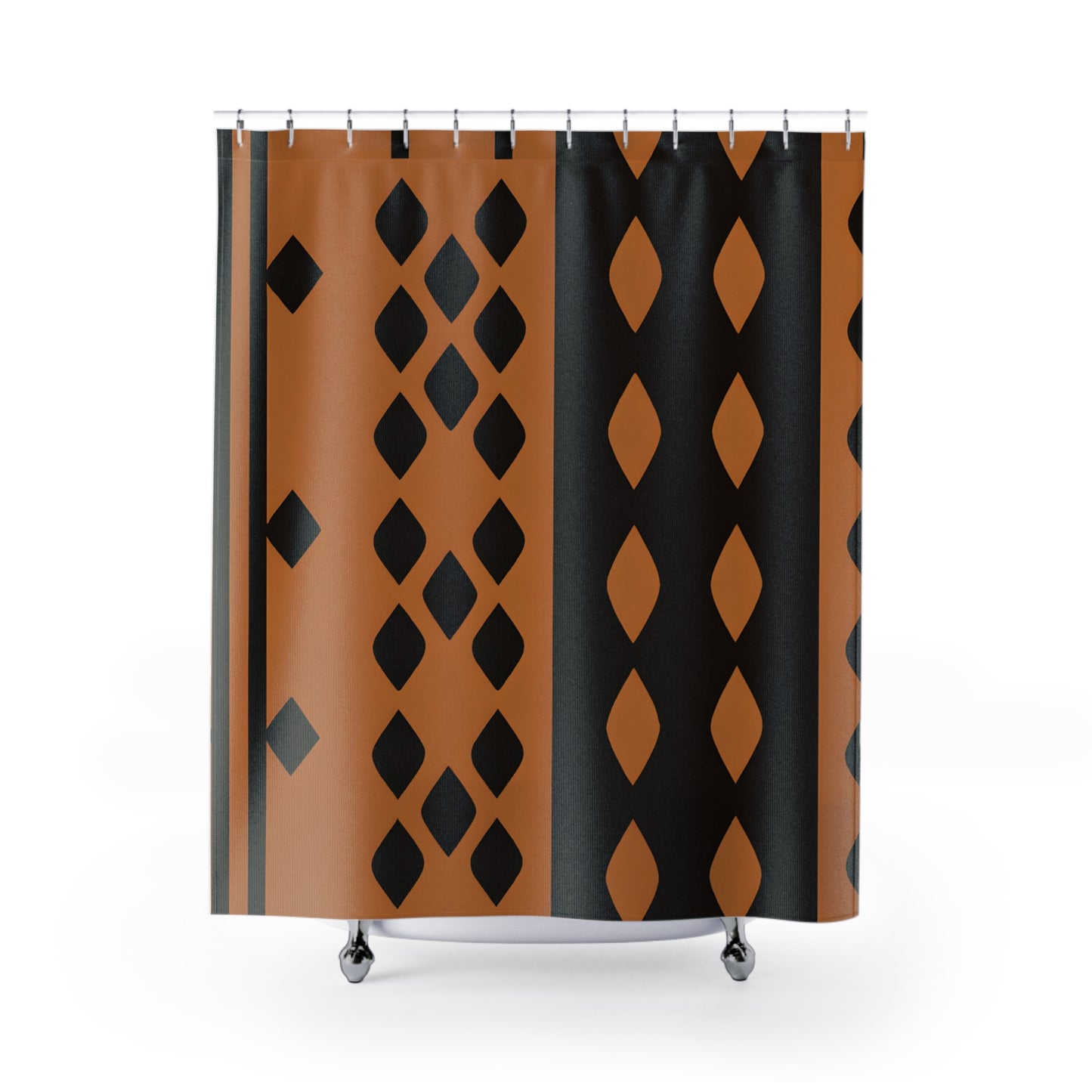 "Aztec-Inspired Boho Shower Curtains" - Shower Curtain