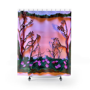 Floral Nature Boho Shower Curtain - Shower Curtain