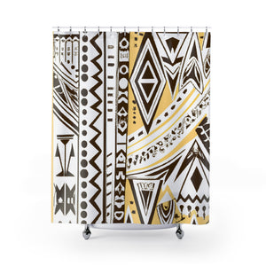 "Aztec Boho Shower Curtains: Bohemian Accent!" - Shower Curtain