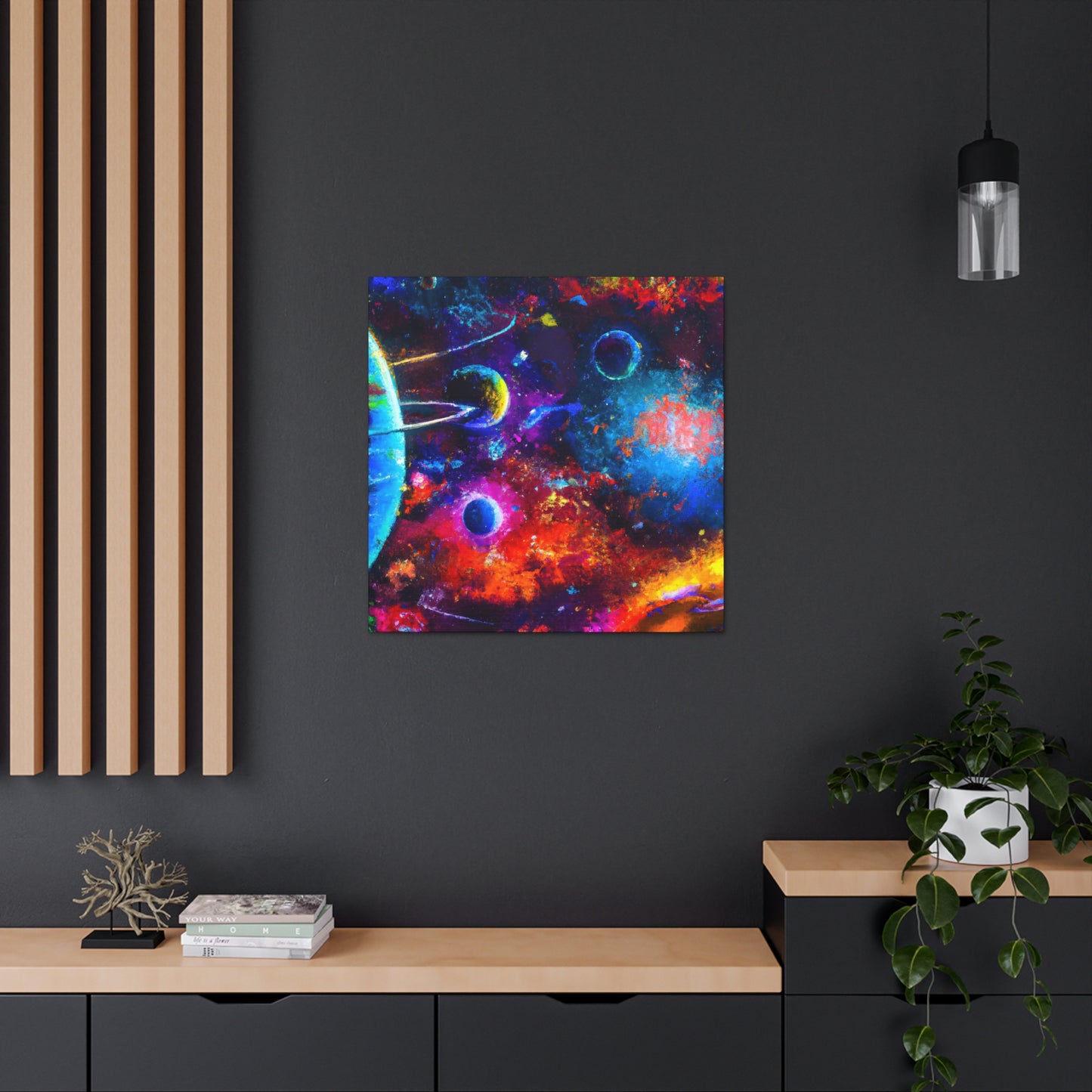 "Night Cosmic Anomaly" - Canvas