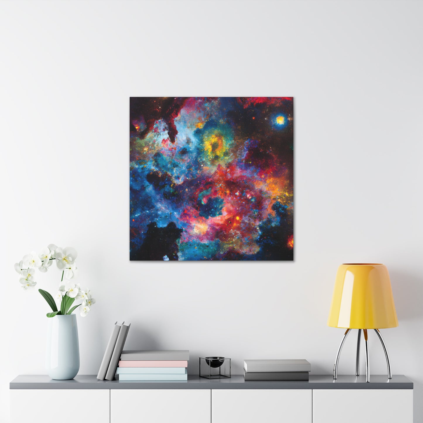 Cosmic Dreamscape Voyage - Canvas