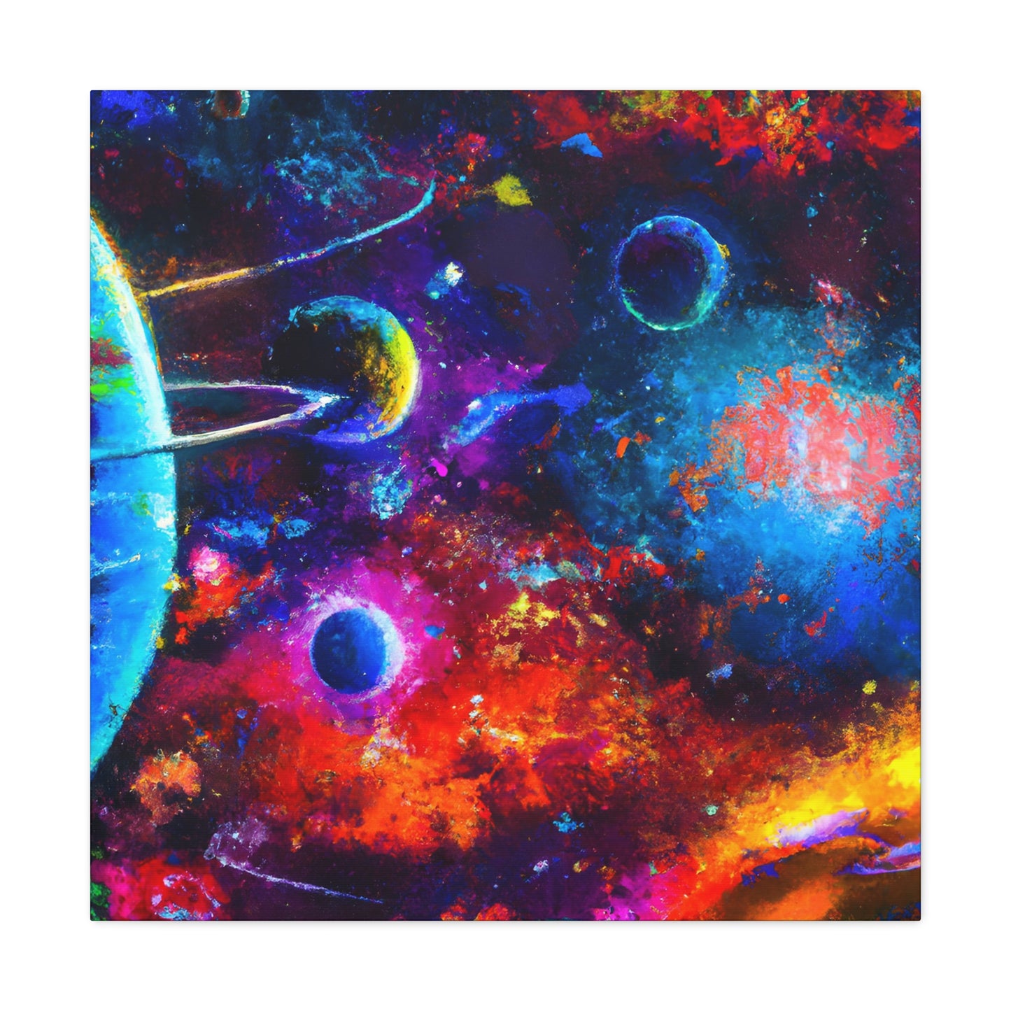 "Night Cosmic Anomaly" - Canvas