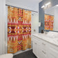 Aztec Boho Shower Curtain: Rain BoHoGlam - Shower Curtain