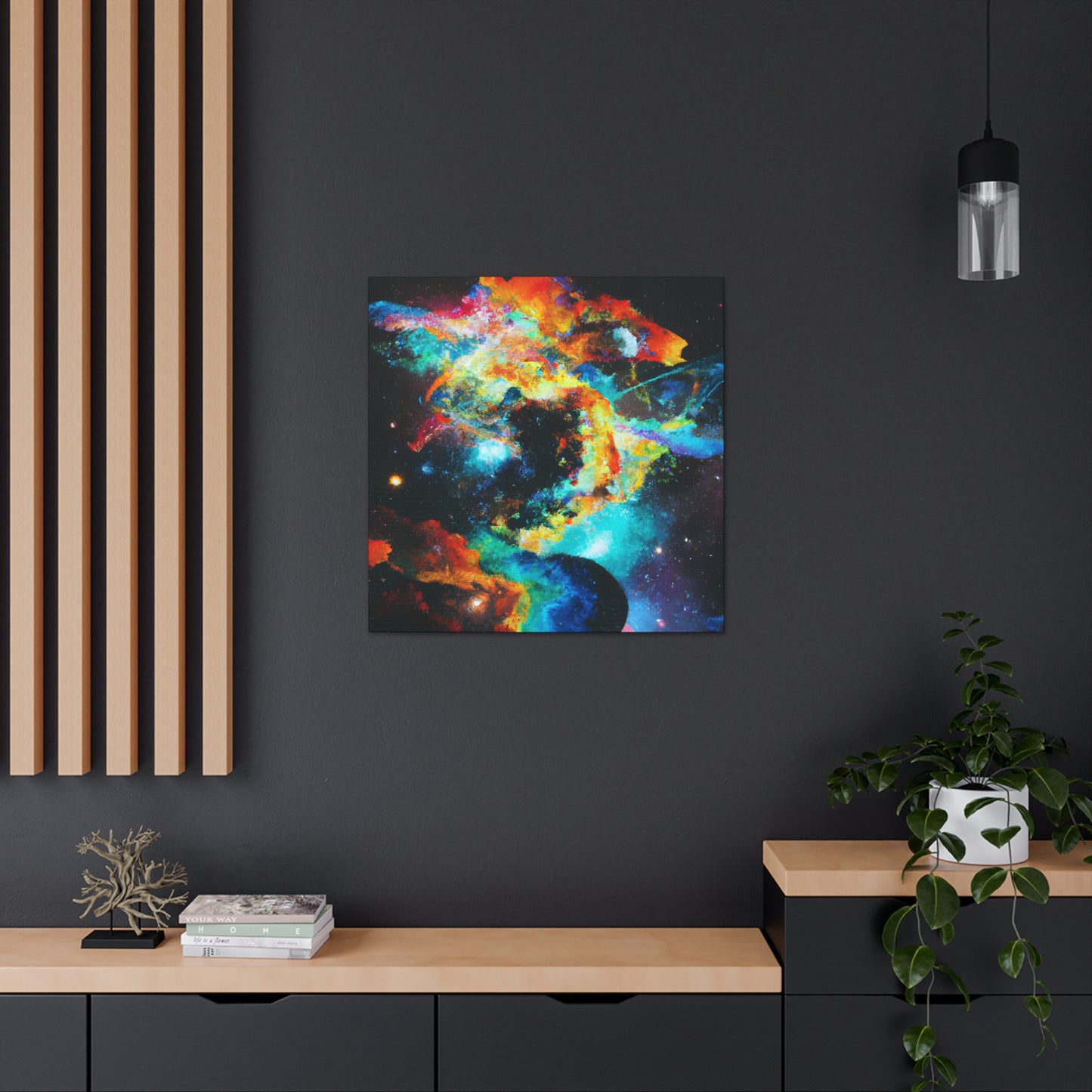 Cosmic Dreamscape Fusion - Canvas