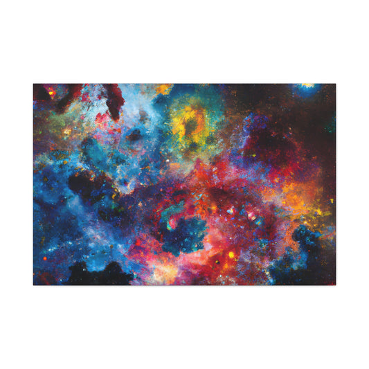 Cosmic Dreamscape Voyage - Canvas