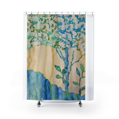 Vibrant Floral Boho Shower Curtain - Shower Curtain