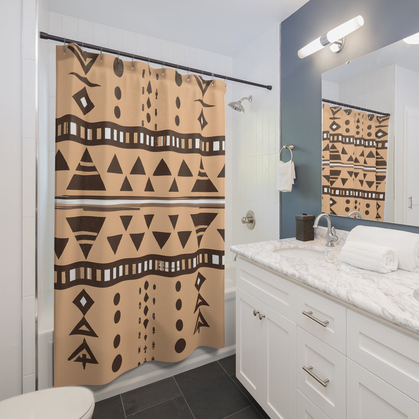 "Aztec Boho Shower Curtain: Bohemian Style!" - Shower Curtain