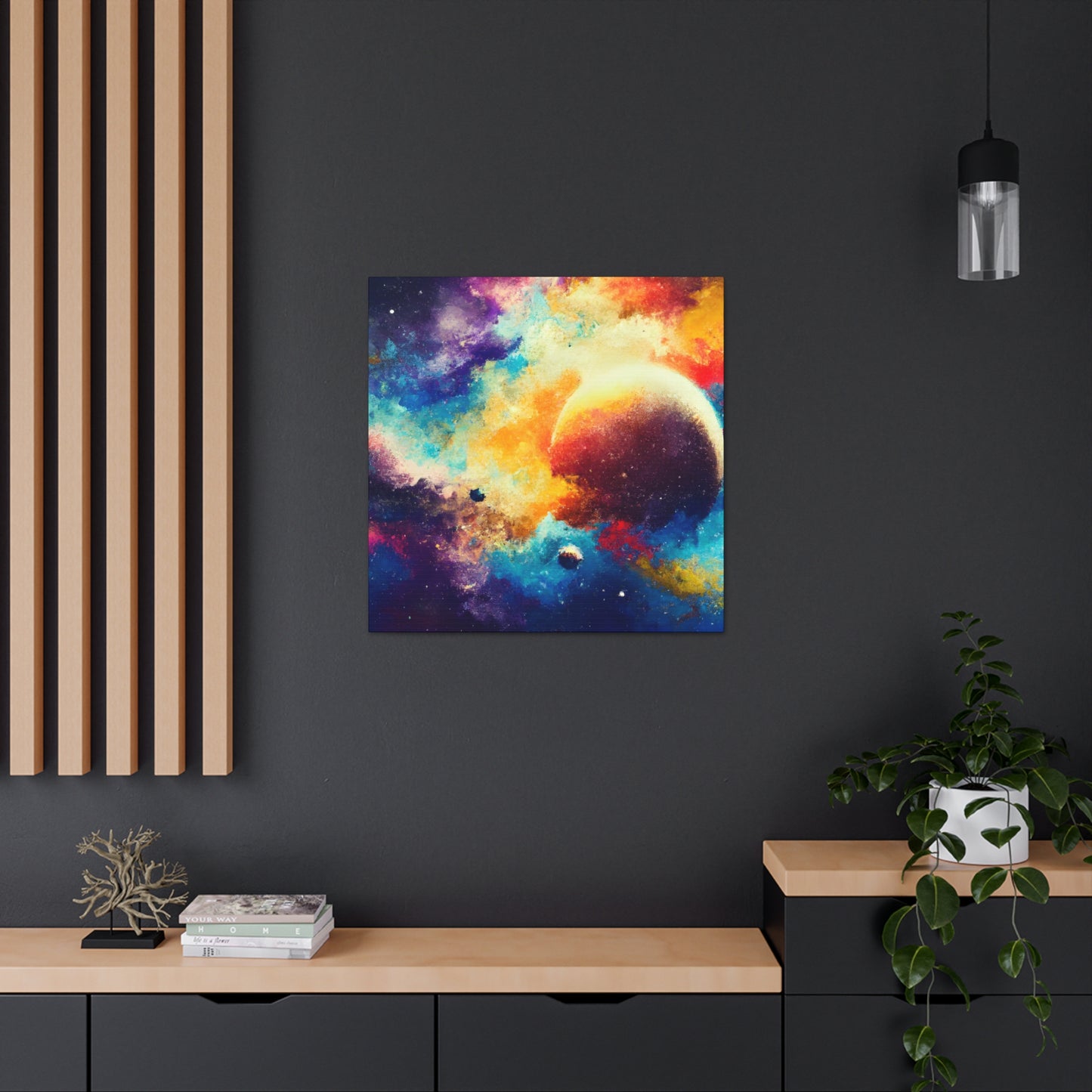 "Interstellar Exploration Dreamscape" - Canvas