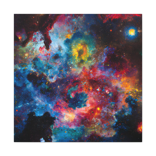 Cosmic Dreamscape Voyage - Canvas