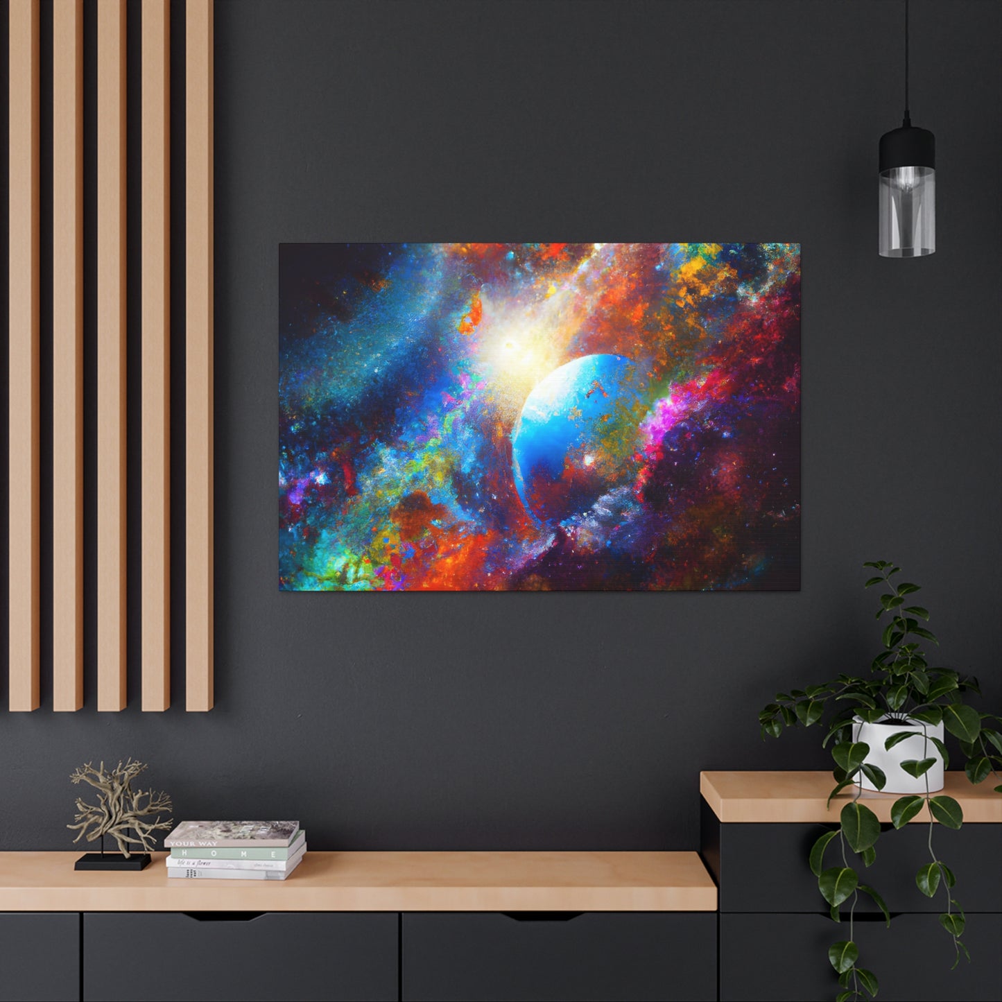 Ethereal Cosmic Immersion - Canvas