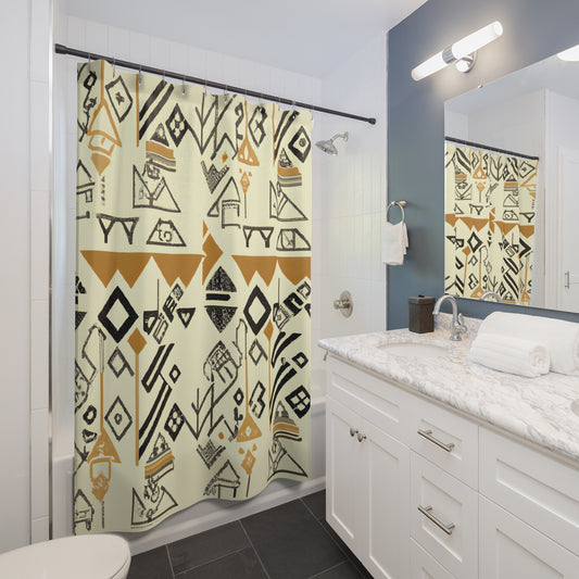 Aztec Boho Shower Curtain: Wow! - Shower Curtain