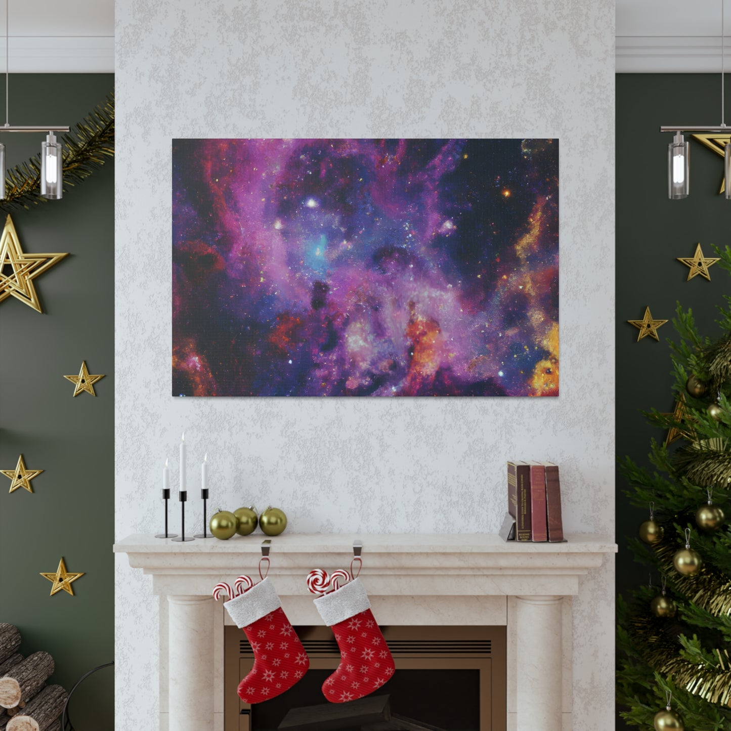 Cryptic Cosmos Horizon. - Canvas