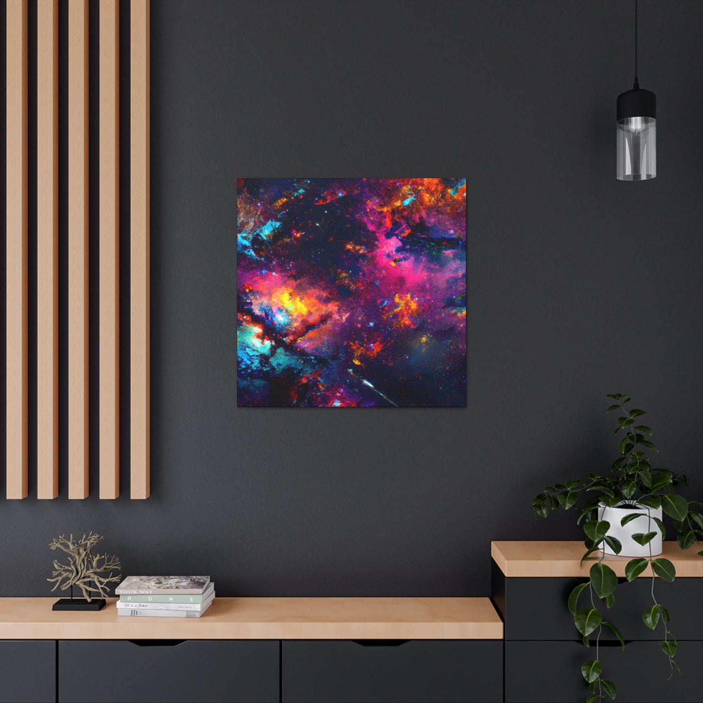 "Cosmic Whirlpool Dreamscape" - Canvas