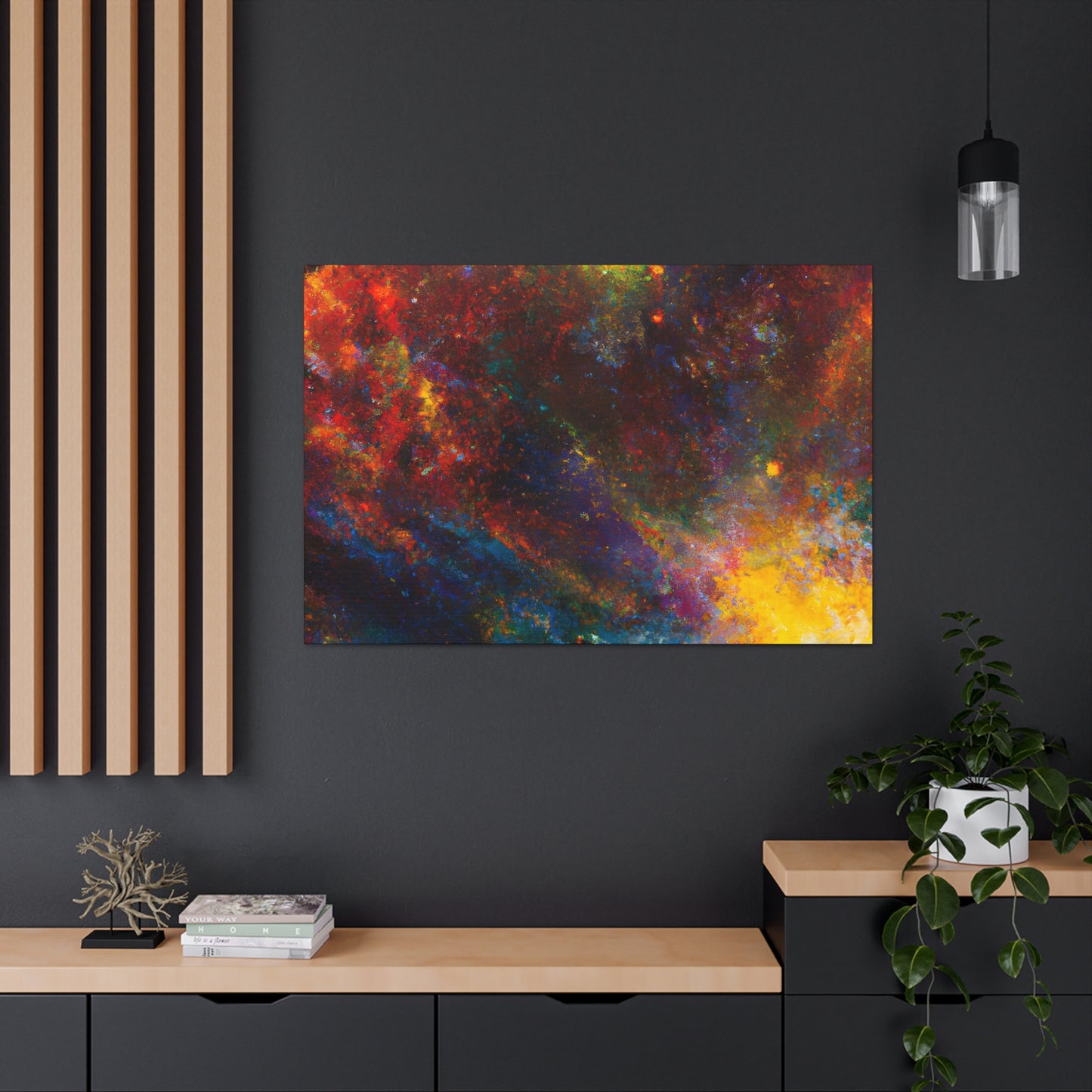 "Cosmic Expressionistic Mystery" - Canvas