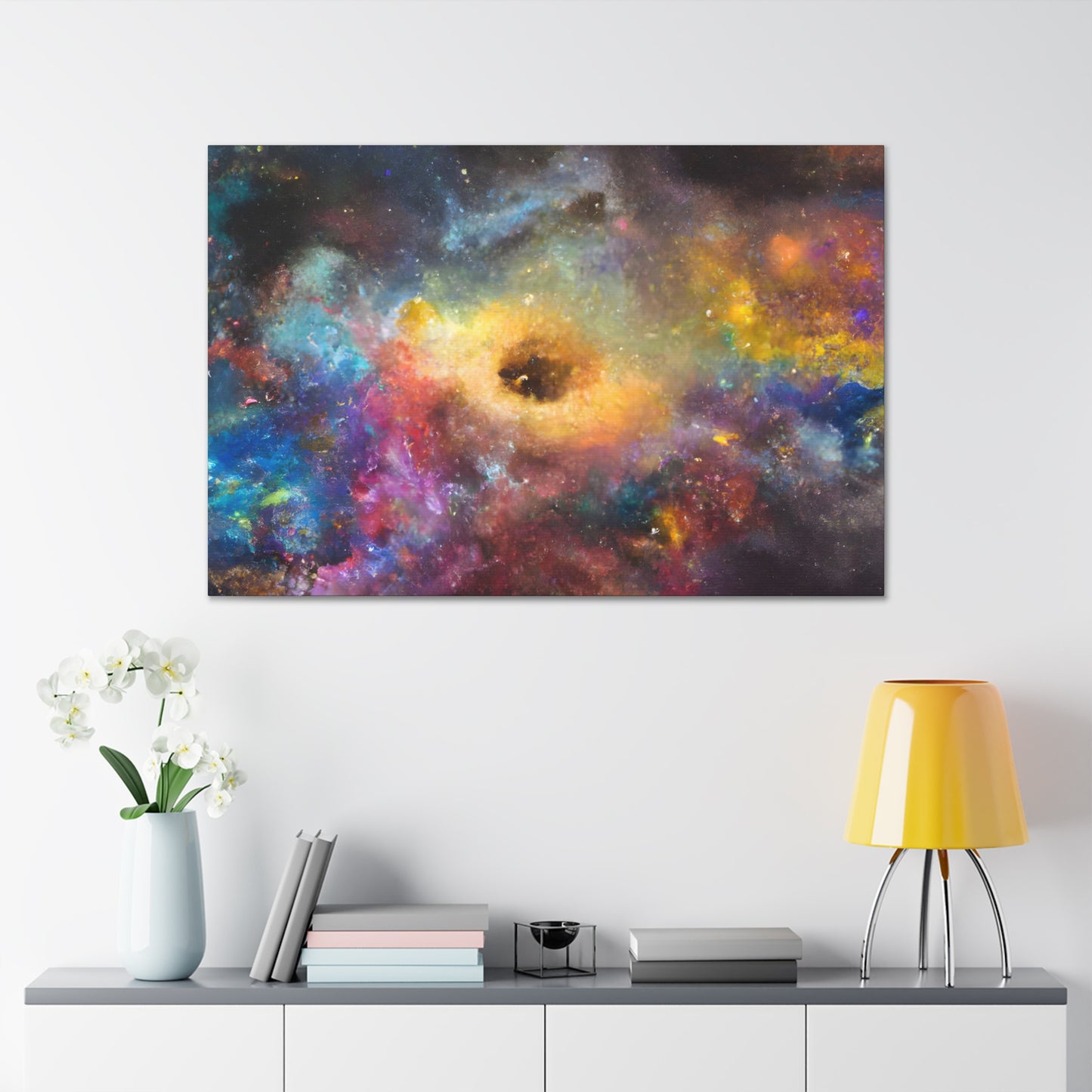 "Revel in Astral Vibrance" - Canvas