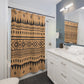 "Aztec Boho Shower Curtain: Bold & Fresh!" - Shower Curtain