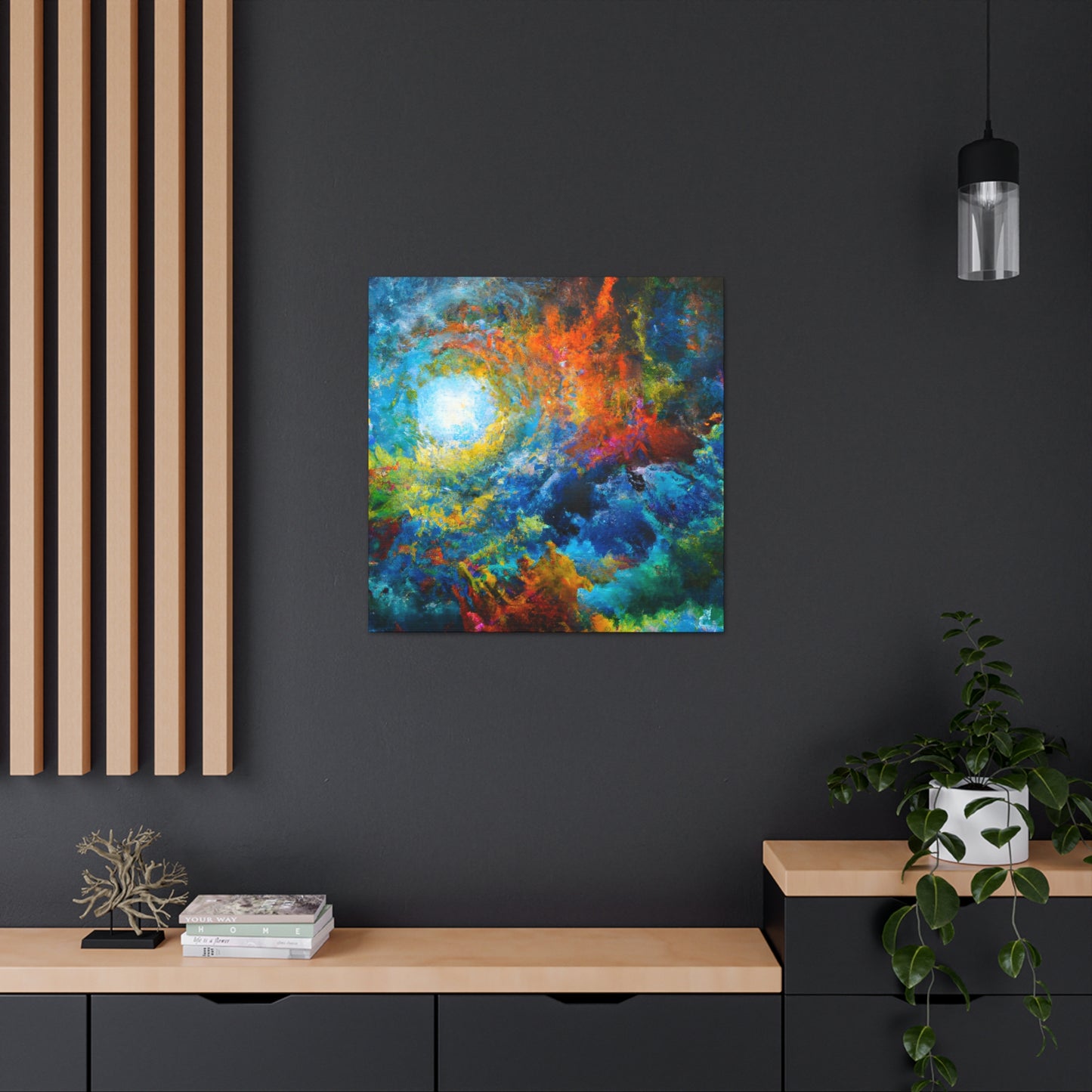 "Cosmic Expressionistic Dreamscape" - Canvas