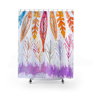 Bohemian Nature Floral Shower Curtains - Shower Curtain