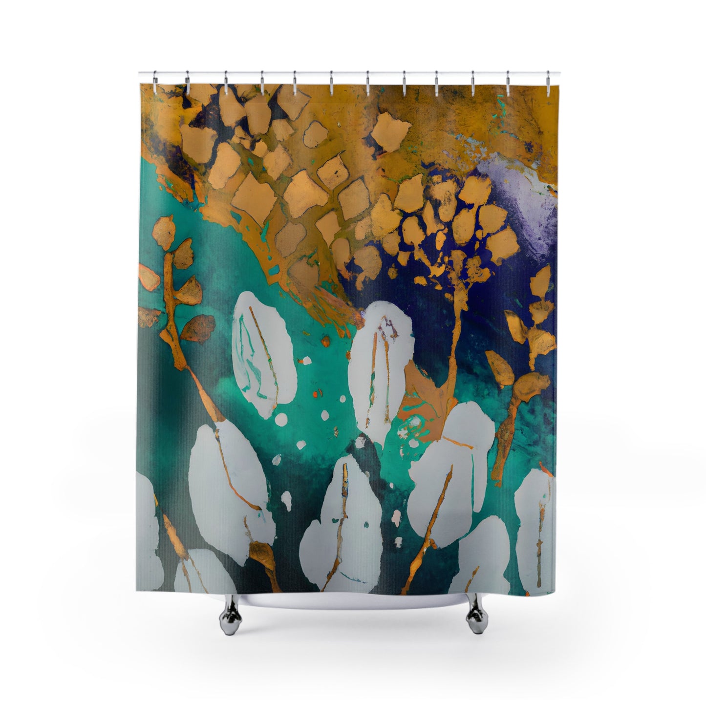 "Beautiful Boho Floral Nature Shower Curtain" - Shower Curtain