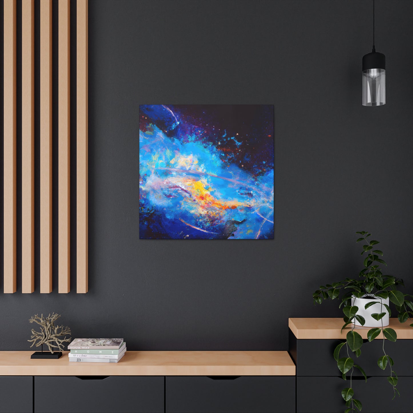 Mysterious Celestial Migration - Canvas